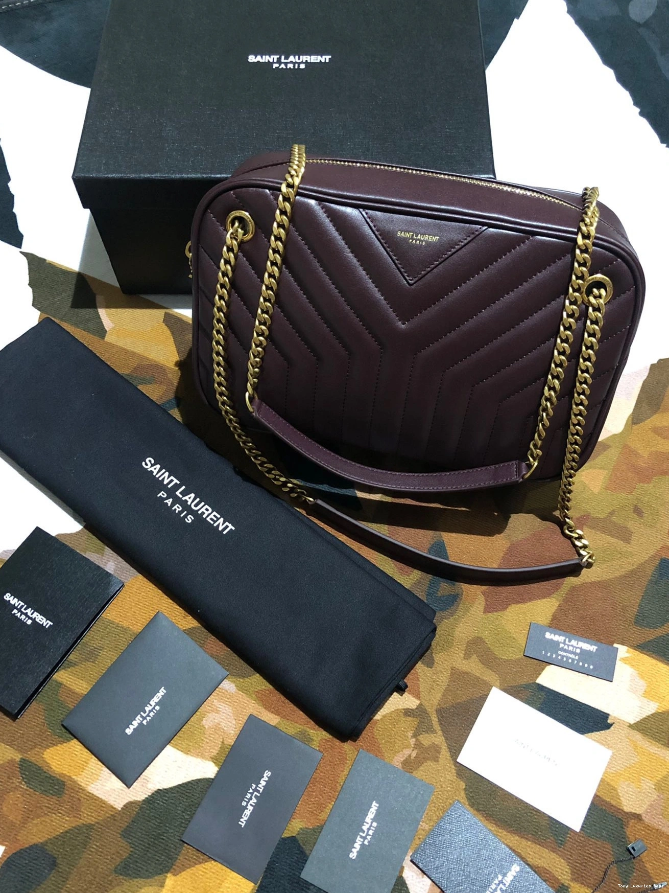 Tony Luxuries IN BAG CAMERA LEATHER JOAN Y-QUILTED YSL SMOOTH 0713